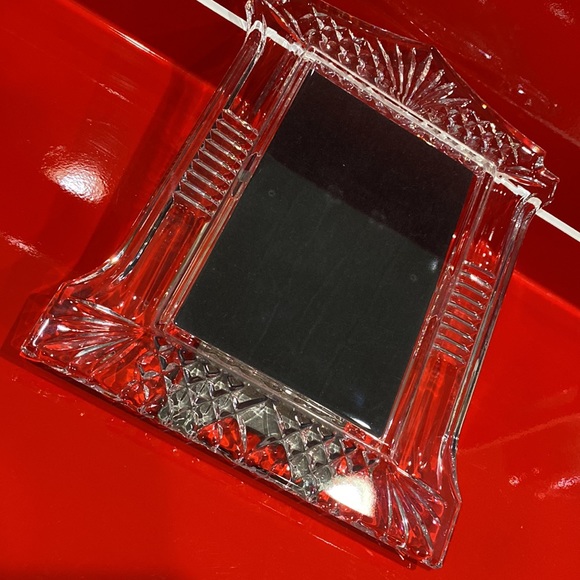 WATERFORD CRYSTAL PICTURE FRAME "ABBEVILLE" 4 X 6 photo area EUC - Picture 7 of 15